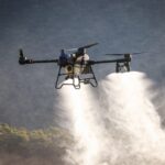 Pesticides thrown on lands