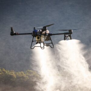 Pesticides thrown on lands